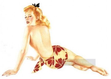 nd0448GD realistic from photo woman nude pin up Oil Paintings
